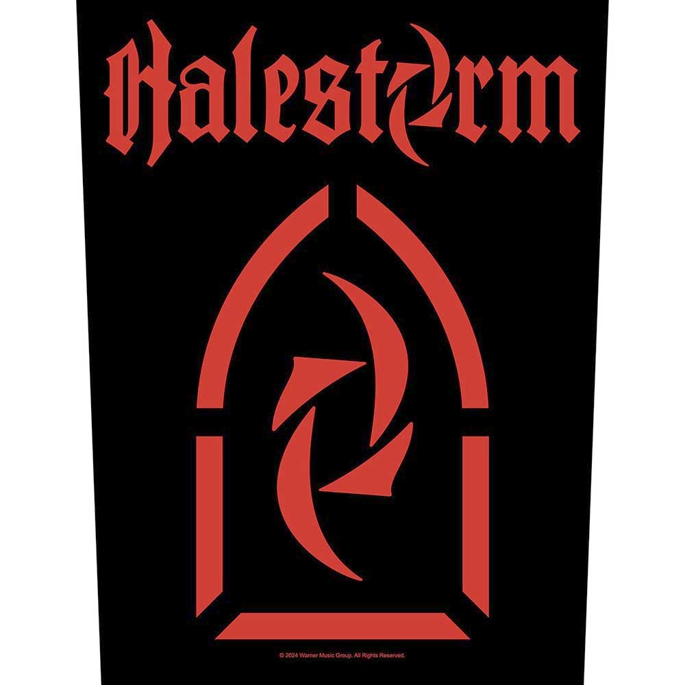 Halestorm - Logo Rugpatch - Zwart